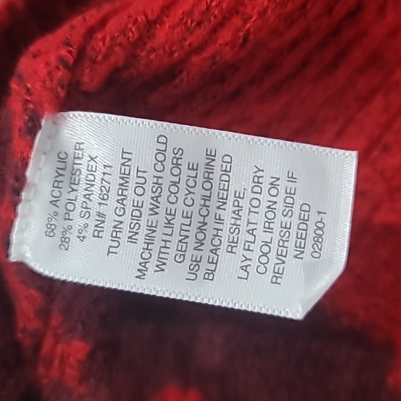 Liz Claiborne Womens Mock Neck Long Sleeve Floral Pullover Sweater Size 1X - Picture 13 of 13